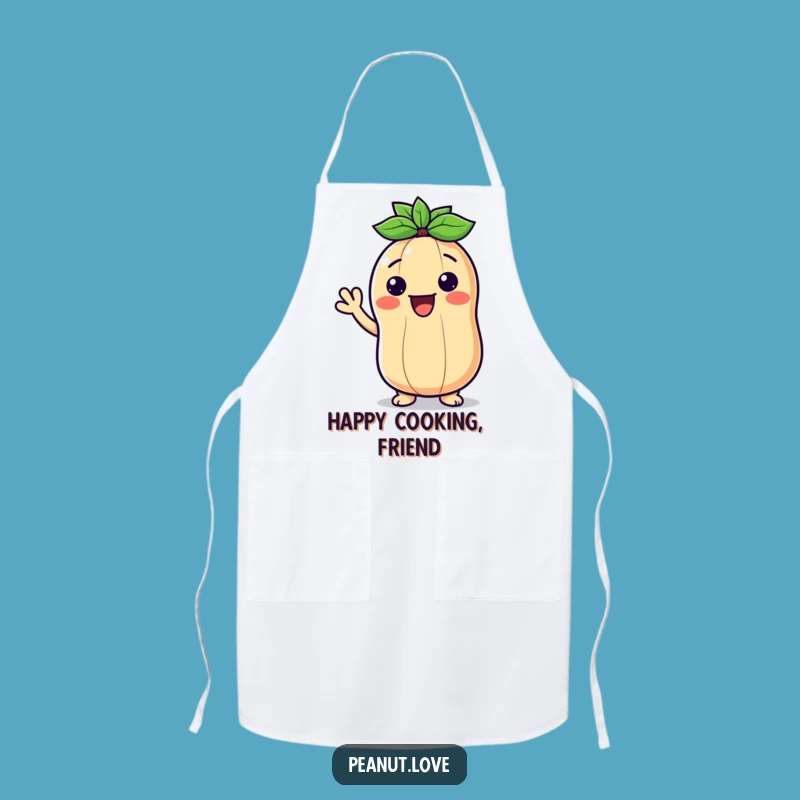 Funny Friendly Peanut Apron - Chef's Hilarious Welcoming Gear