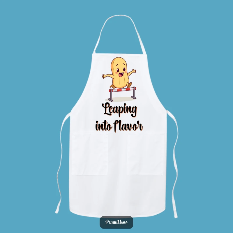 Funny Peanut Hurdler Apron: Cook with Energy & Humor, Great Funny Gift