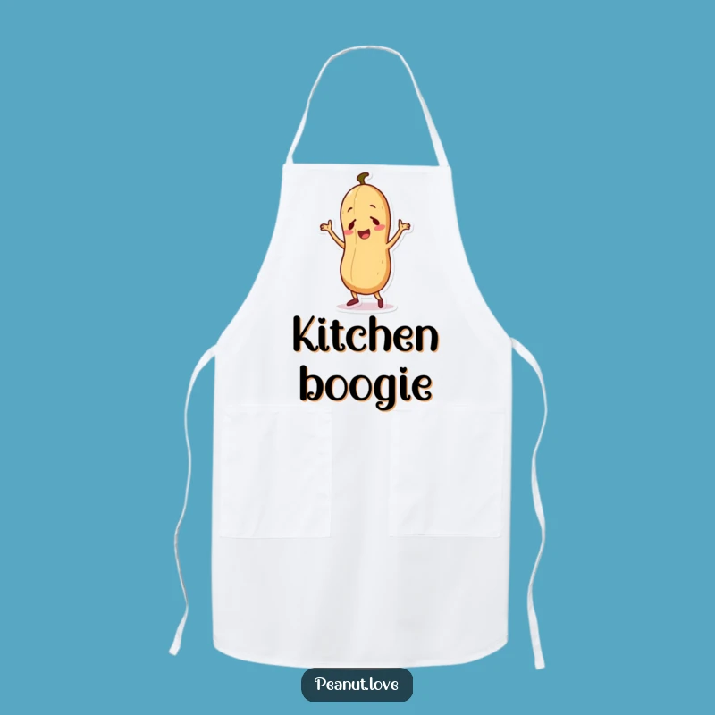 Funny Dancing Peanut Apron - Cook with Rhythm and Fun!
