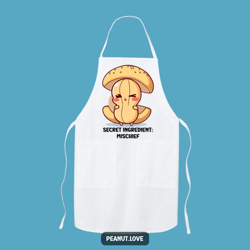 Funny Peanut Hide Apron: Chef's Little Secret - The Perfect Funny Gift for Kitchen Pranks!