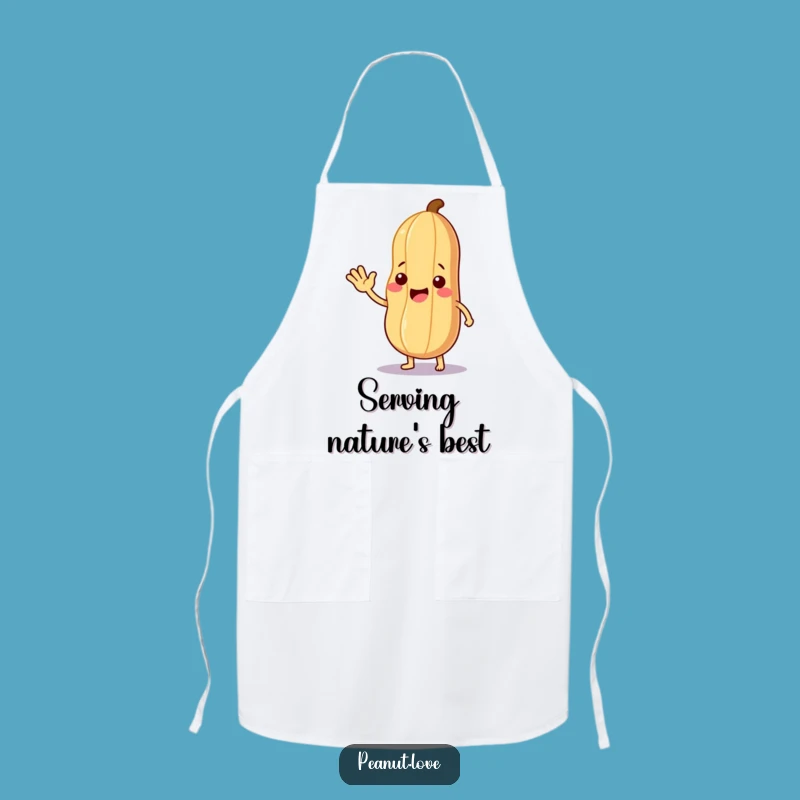 Funny Friendly Host Apron: Nutty Chef Wear for Welcoming Meals