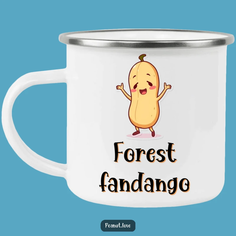 Funny Dancing Peanut Camping Mug - Your Groove-Ready Camp Companion