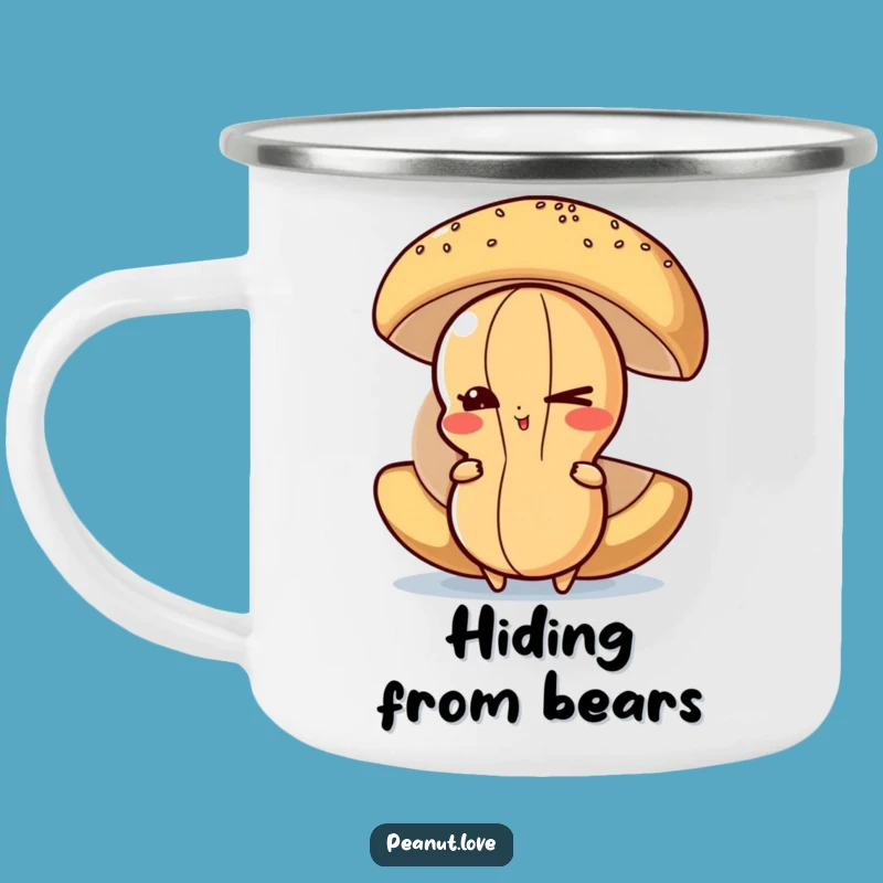Funny Peanut Hide Camping Mug: Sneaky Sipper - The Ultimate Funny Gift for Campers!