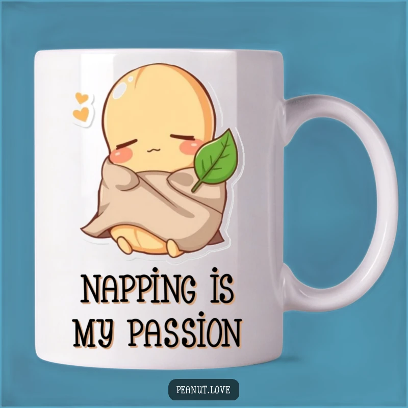 Funny Peanut Sleep Mug: Cozy Nap Time - Perfect Funny Gift for Tired People!