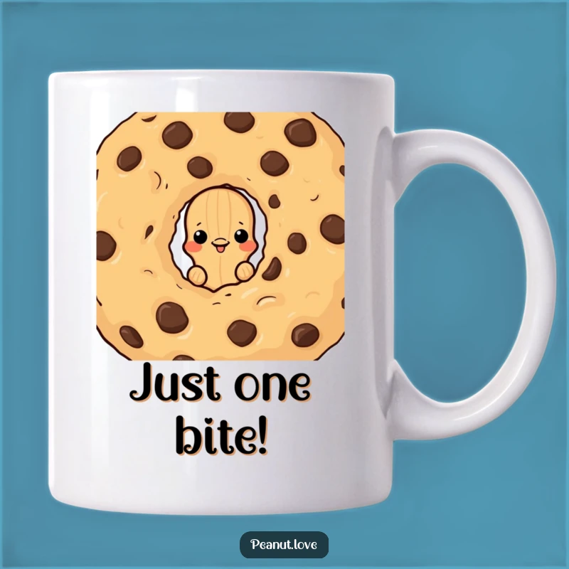 Funny Sneaky Peanut Mug, Cookie Hideout Nut, Delicious Humorous Gift Mug