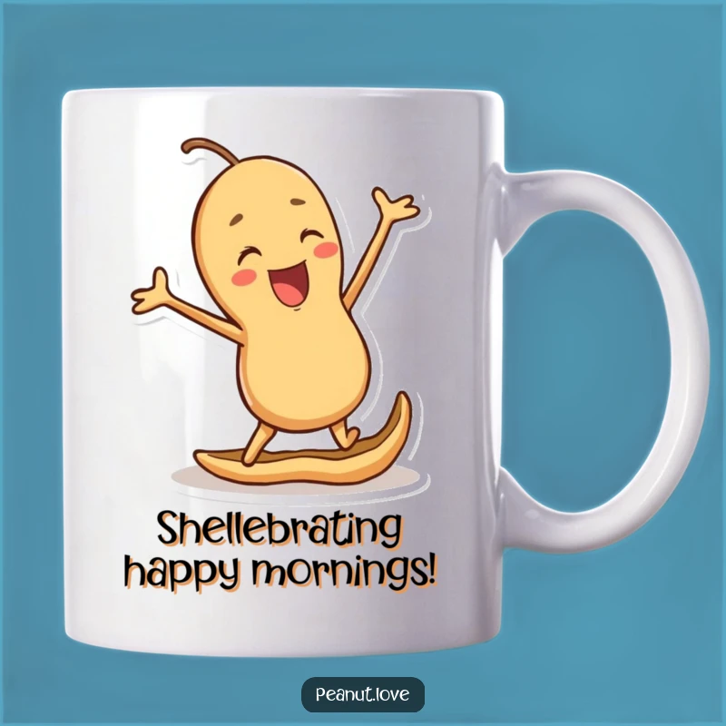 Funny Joyful Peanut Mug: A Hilarious Gift for Happy People and Nut Lovers