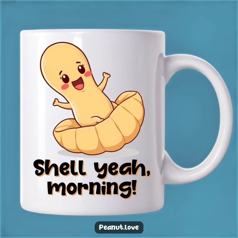 Funny Peanut Rolling Mug: Hilarious Joyful Nutty Adventure Gift for Him