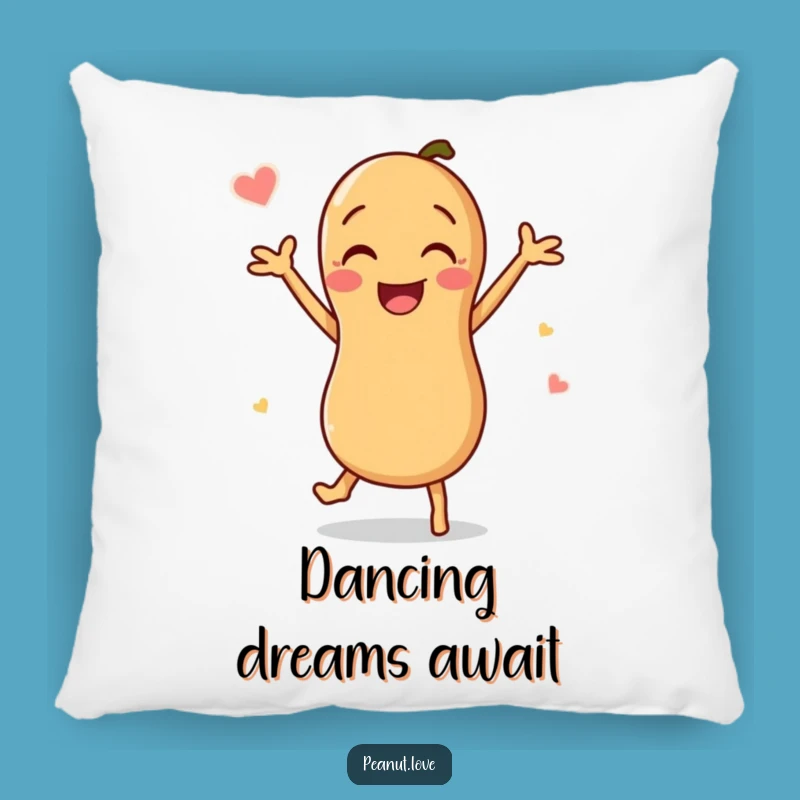Funny Peanut Dance Pillow: Cozy Grooves - A Delightful Funny Gift for Comfort!