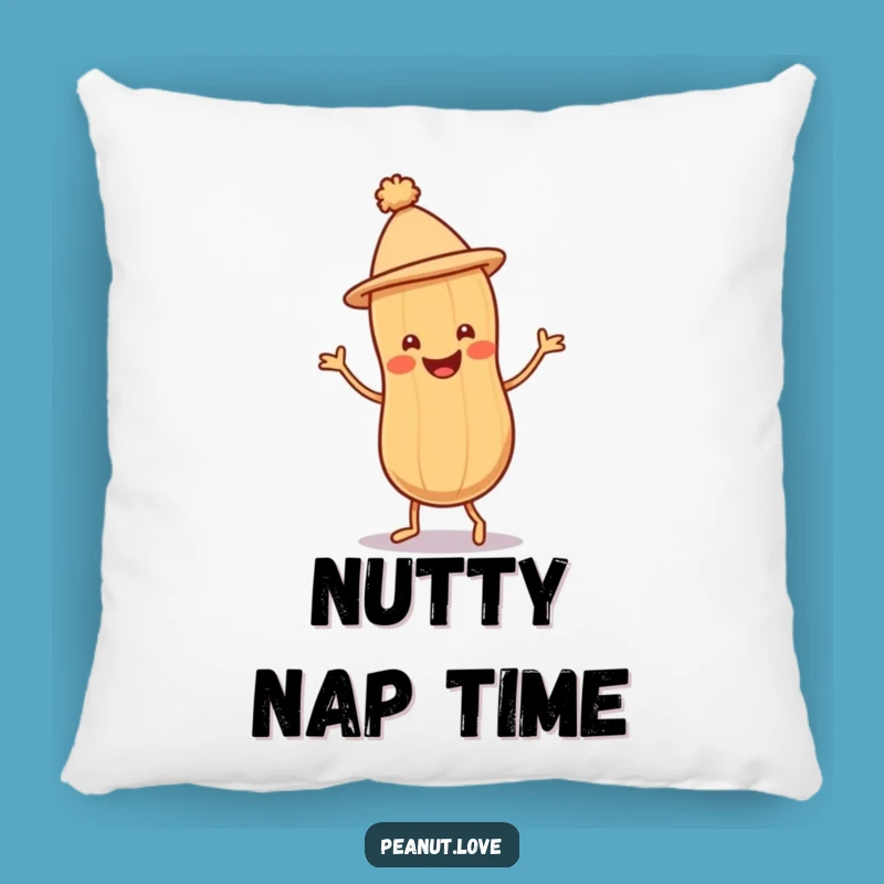 Funny Peanut Jig Pillow: Soft Character Cushion, Cozy Funny Gift