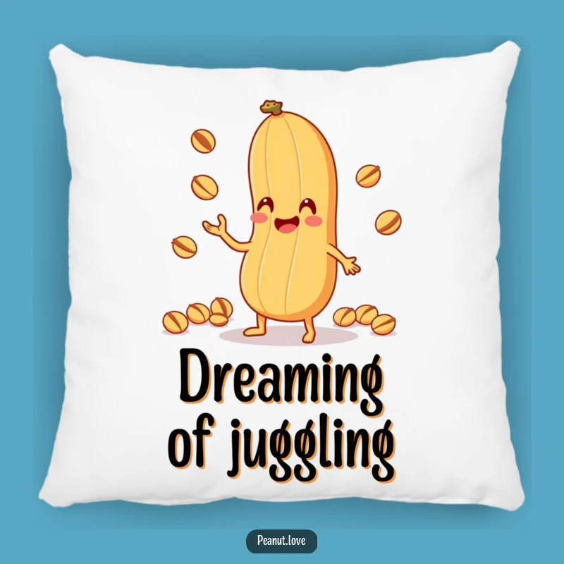 Funny Peanut Juggling Pillow: Nutty Comfort, Hilarious Accent Gift
