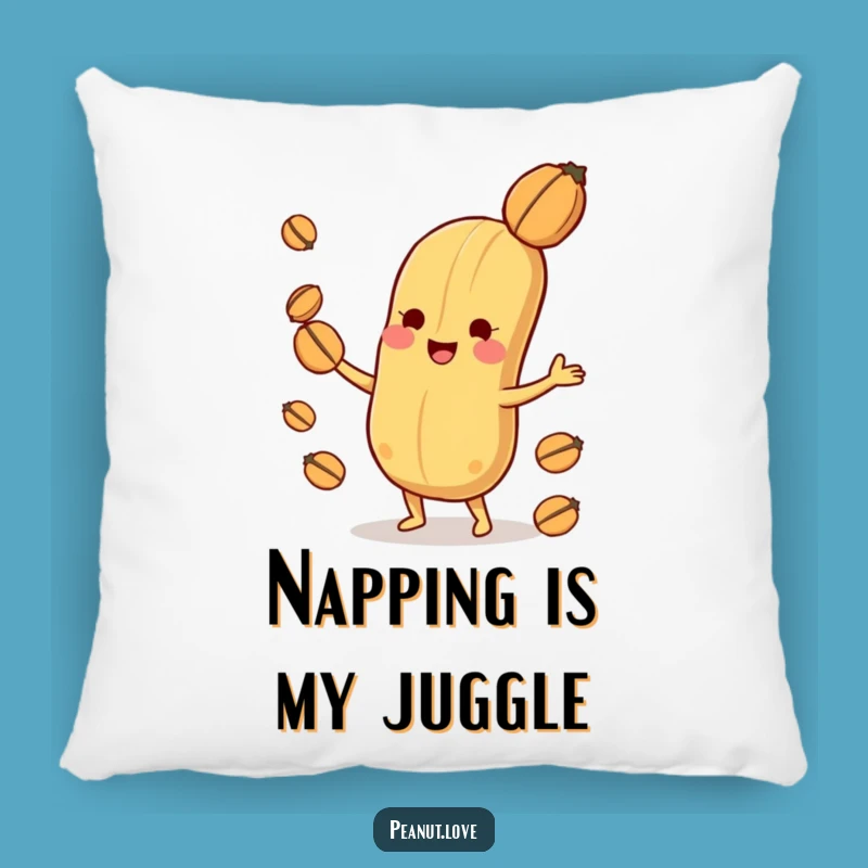 Funny Playful Peanut Pillow: Nut Juggling Fun, Perfect Joyful Gift