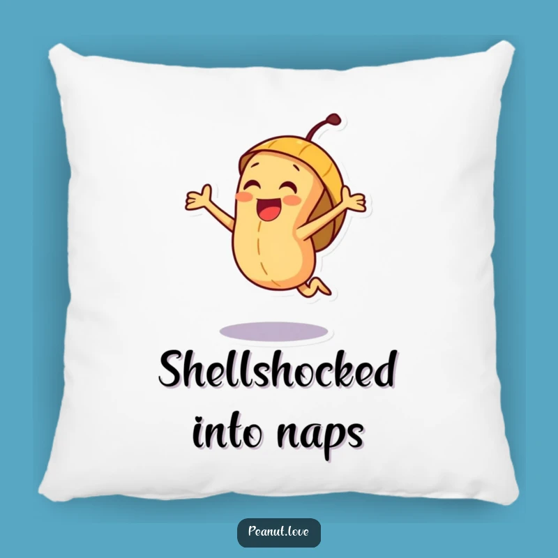 Funny Joyful Peanut Pillow: Exciting Jumping Nut Comfort, Perfect Cheerful Gift