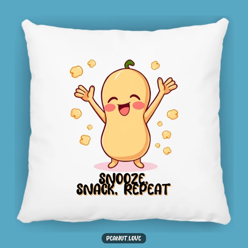 Funny Giggling Peanut Pillow - Cozy Snack Cartoon Comfort Gift