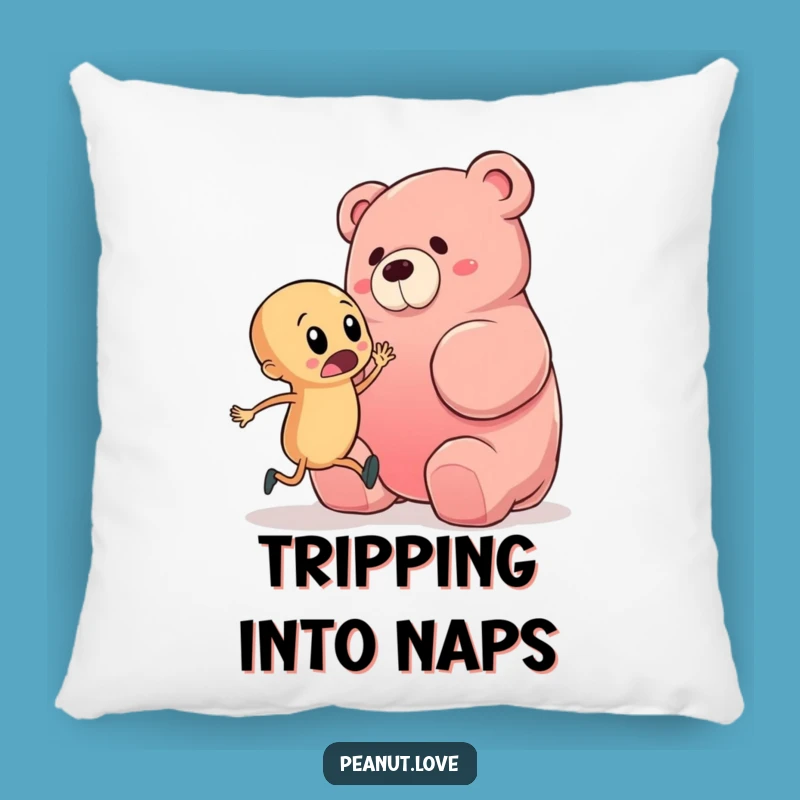 Funny Peanut Gummy Bear Pillow: Cozy & Hilarious Accent for Comical Comfort