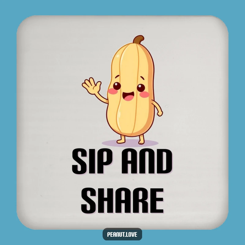 Funny Nutty Wave Coaster: Kind Protection for Your Surfaces