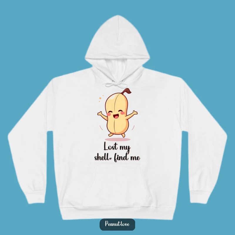 Funny Dizzy Peanut Hoodie: Comical Spinning Character Cozy Gift