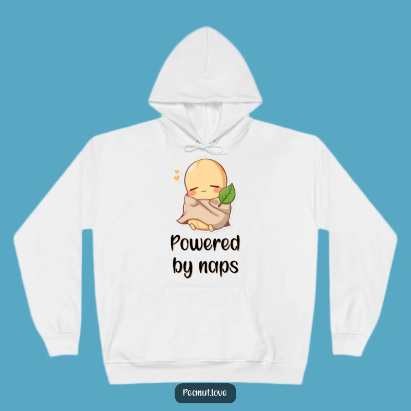Funny Peanut Sleep Hoodie: Ultimate Cozy - Your Go-To Funny Gift for Lounging!