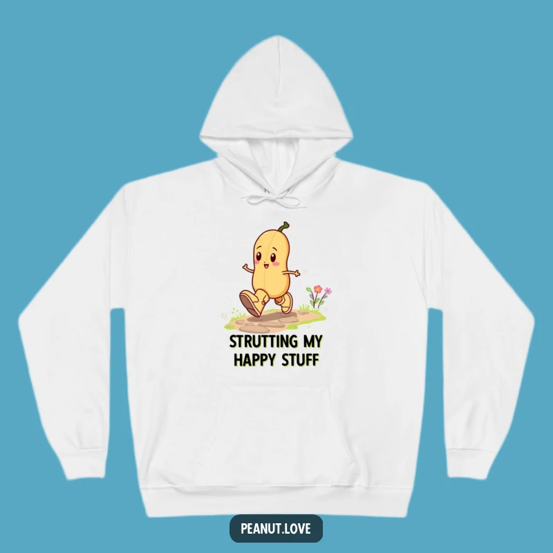 Funny Peanut Boots Hoodie: Cozy Up with this Hilarious Skipping Character