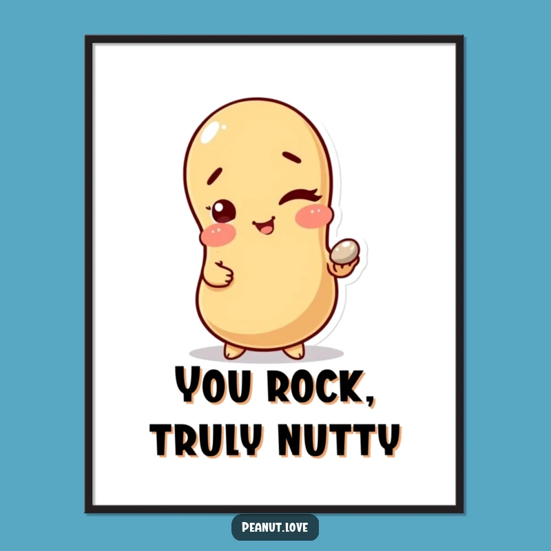 Free Printable Playful Pebble Wall Art - Funny Downloadable Quirky Decor!