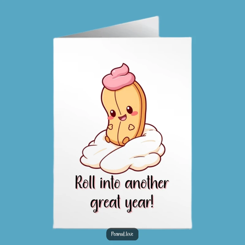 Free Printable Funny Peanut Whipped Cream Birthday Card - Sweet Ride Downloadable Gift!