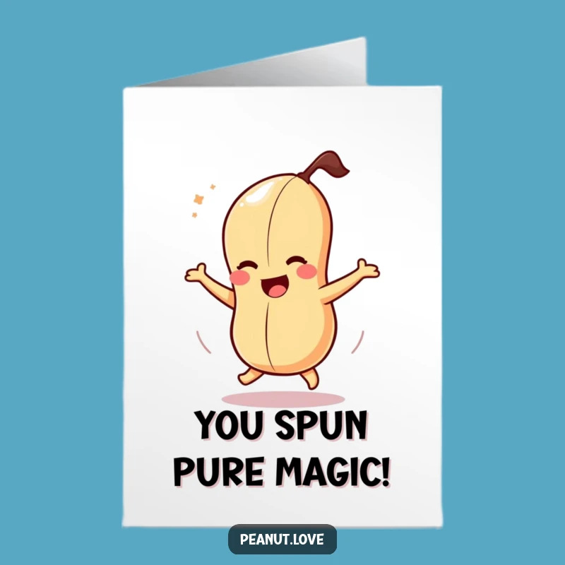 Free Printable Congrats Card: Dizzy Peanut Celebration, Funny Downloadable Gift