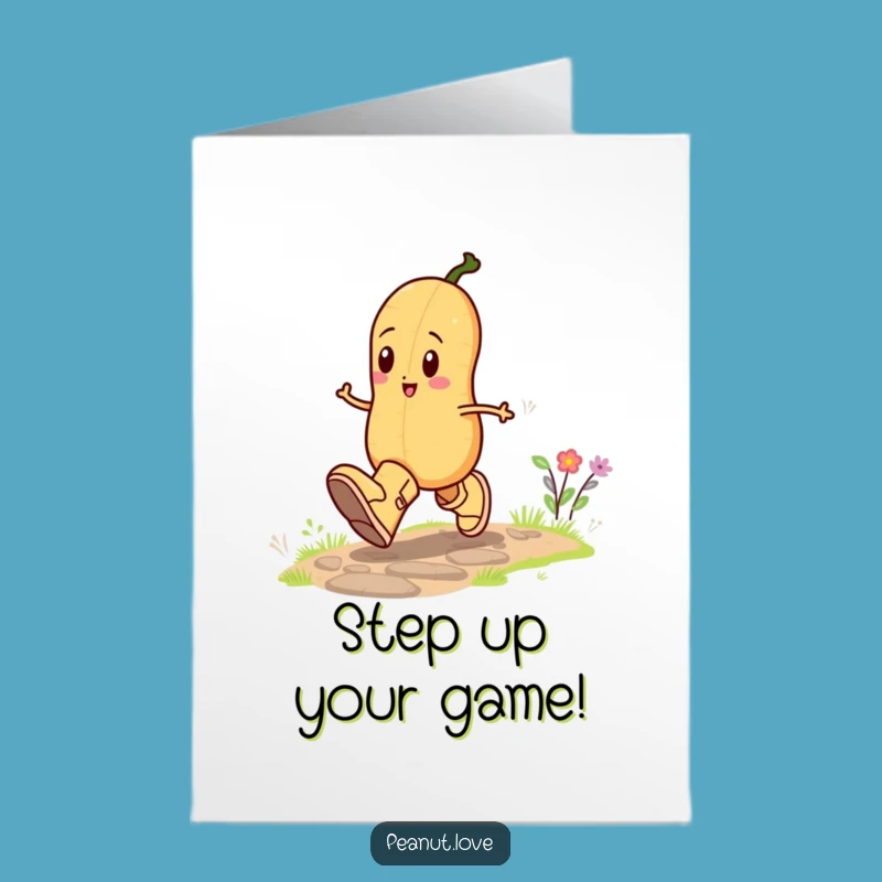 Free Printable Congrats Card: Peanut Skipping - Celebrate Their Big Win!
