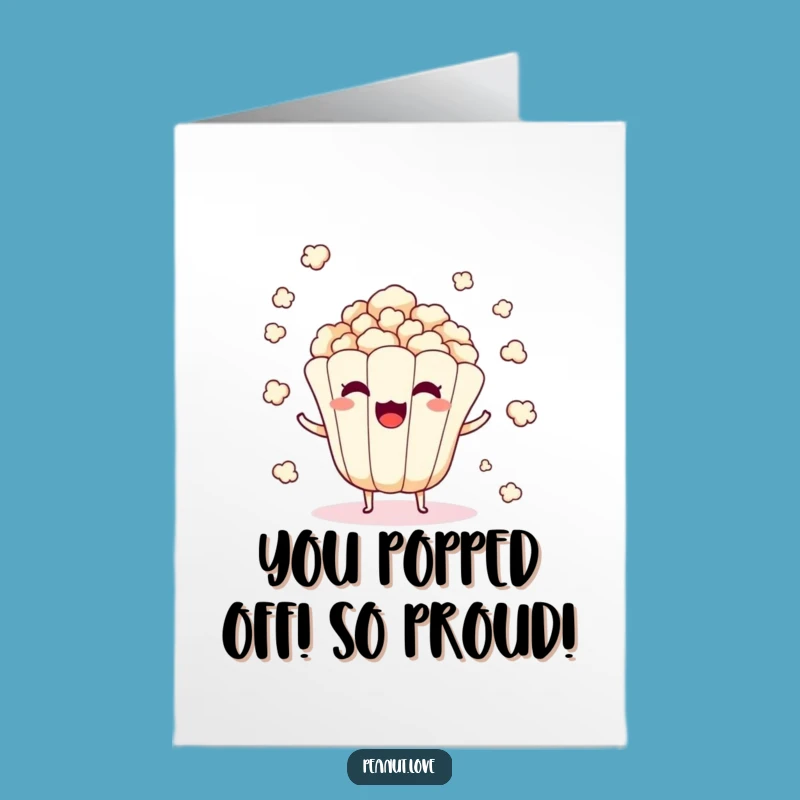 Free Printable Congrats Card: Popping Kernel, Surprise Success, Downloadable Gift!