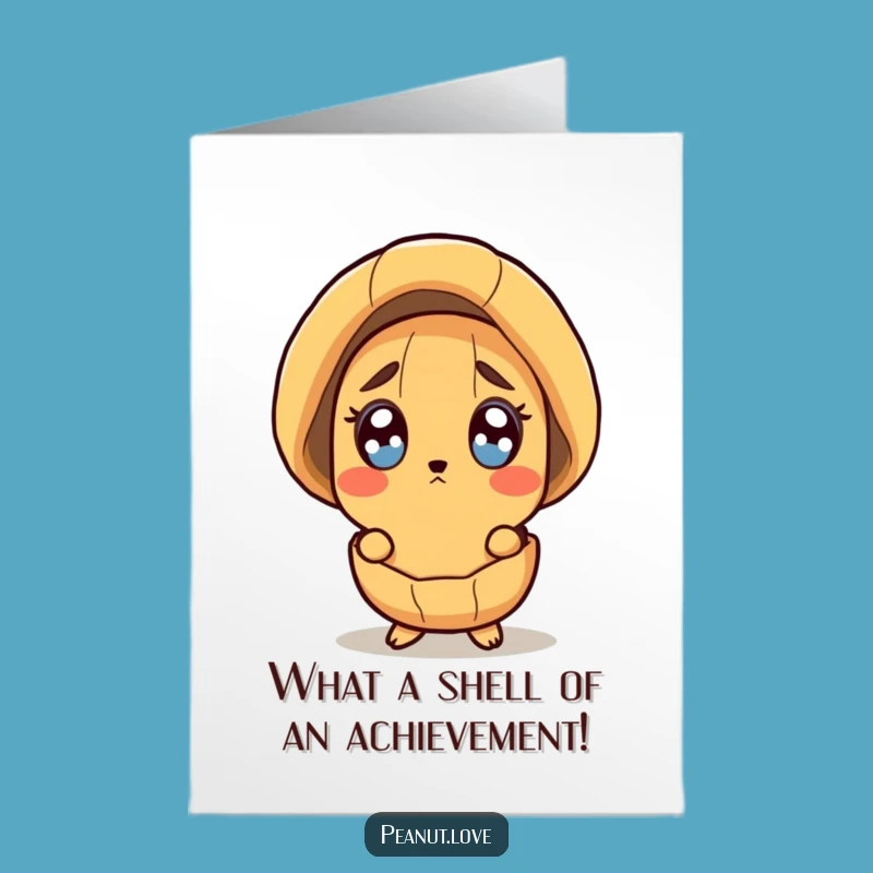 Free Printable Congratulations Card: Surprised Peanut Astonished Downloadable Gift