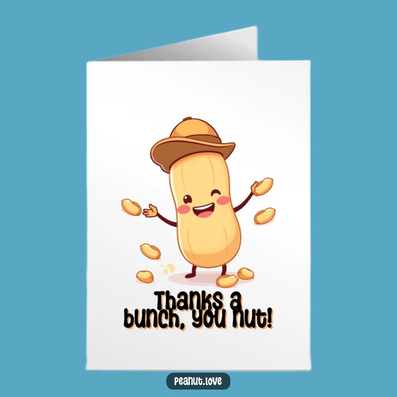 Show your thanks with this free printable card! Print at home for a cheerful and memorable gesture.