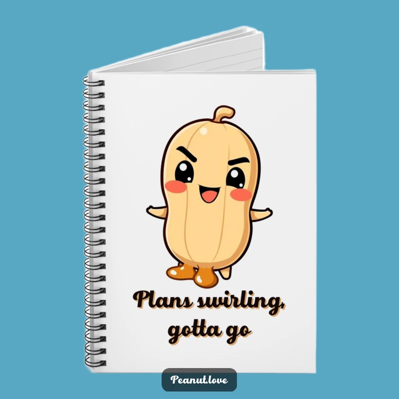 Adventurous Ideas Funny Notebook - Caramel Peanut Journal
