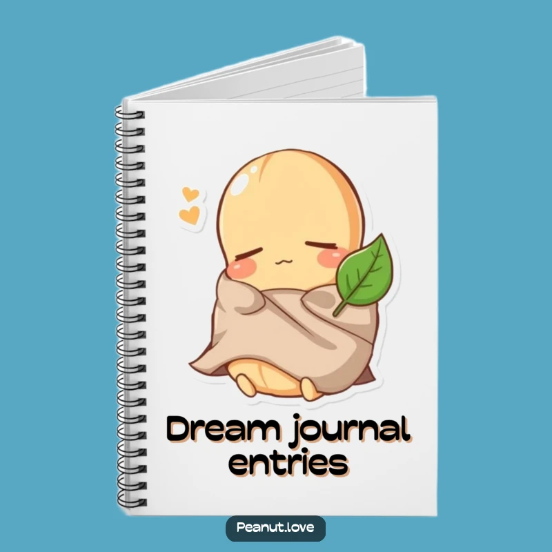 Funny Peanut Sleep Notebook: Cozy Ideas - Your Go-To Funny Gift for Dreaming!