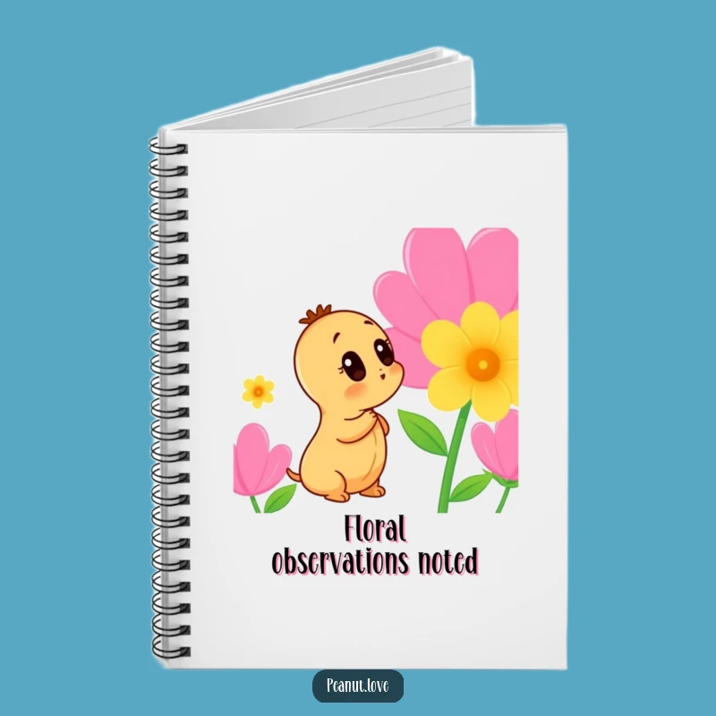 Funny Peanut Flower Notebook: Curious Thoughts - Your Go-To Funny Gift for Inspiration!