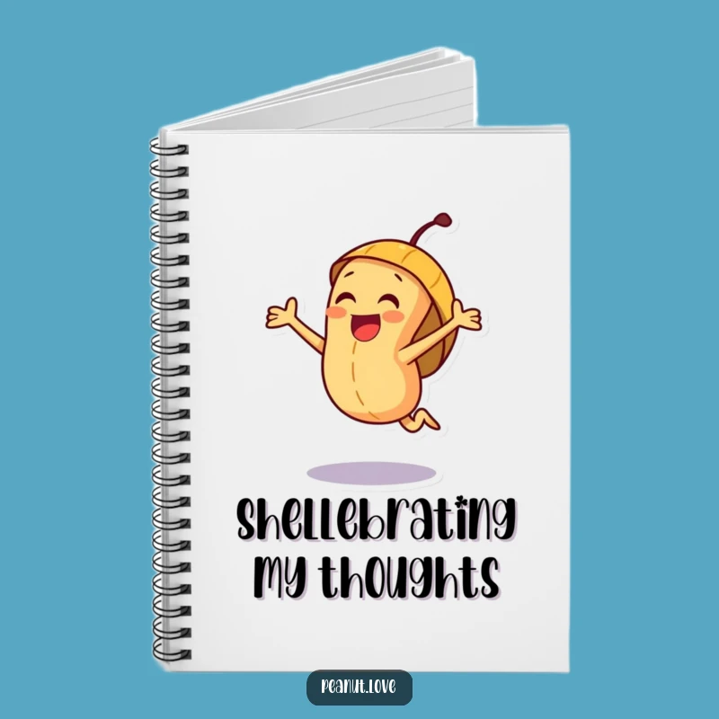 Funny Joyful Peanut Notebook: Exciting Jumping Nut Ideas, Perfect Cheerful Gift