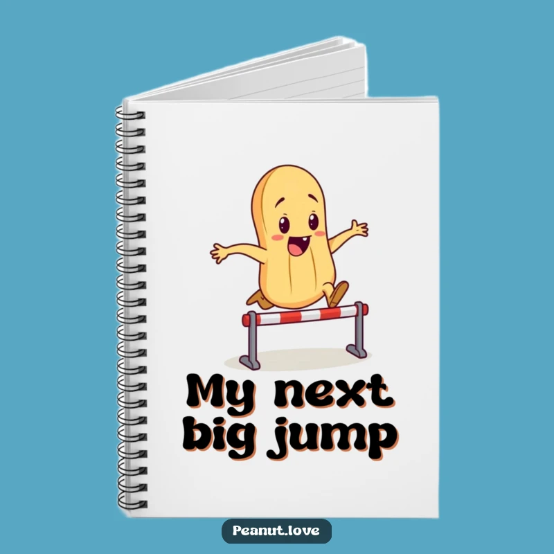 Funny Peanut Hurdler Notebook: Jot Down Ideas with Energy, Fun Gift