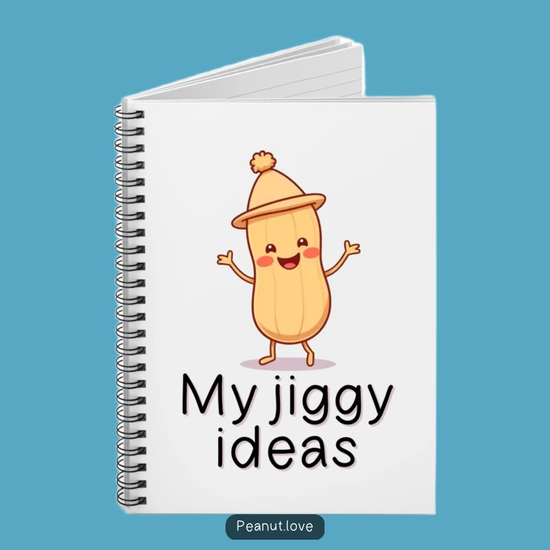Funny Peanut Jig Notebook: Character Journal, Perfect Funny Gift