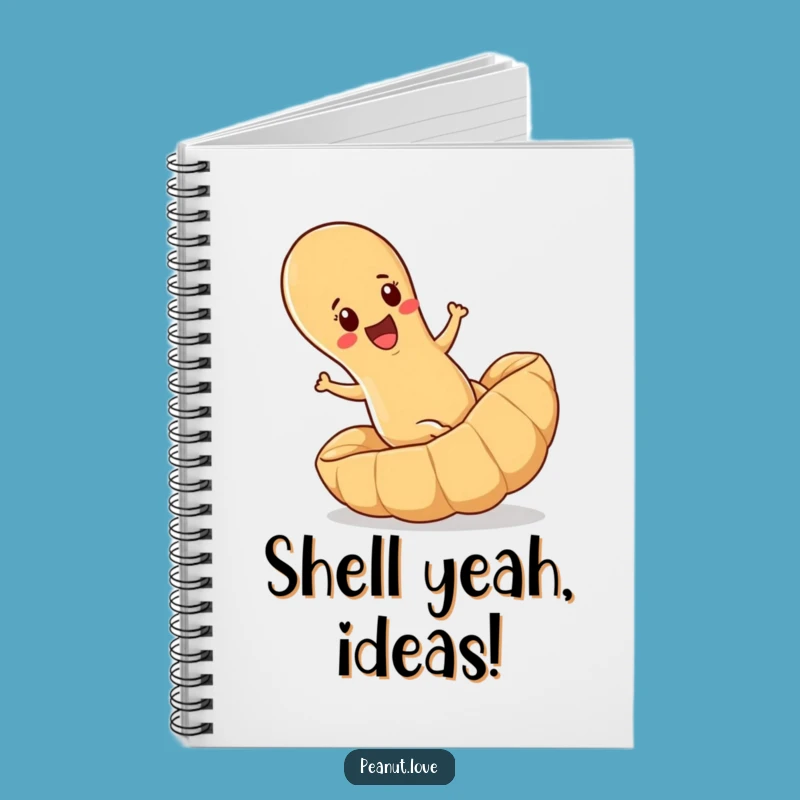 Funny Peanut Rolling Notebook: Jot Down Ideas with Hilarious Nutty Charm
