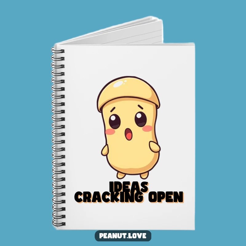 Funny Surprised Peanut Notebook - Jot Down Your Surprising Thoughts