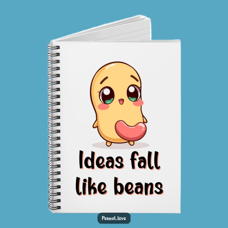 Funny Excited Ideas Notebook, Peanut Jellybean Surprise Journal, Humorous Stationery