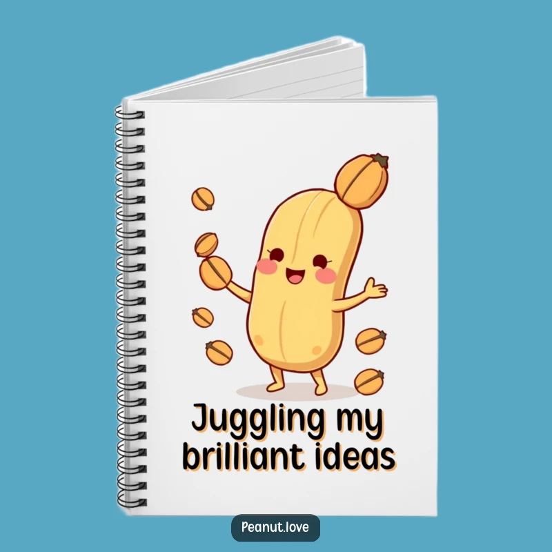Funny Playful Peanut Notebook: Nut Juggling Fun, Perfect Joyful Gift