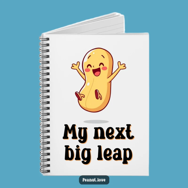 Funny Peanut Ideas Notebook: Energetic Character Journal for Creative Minds