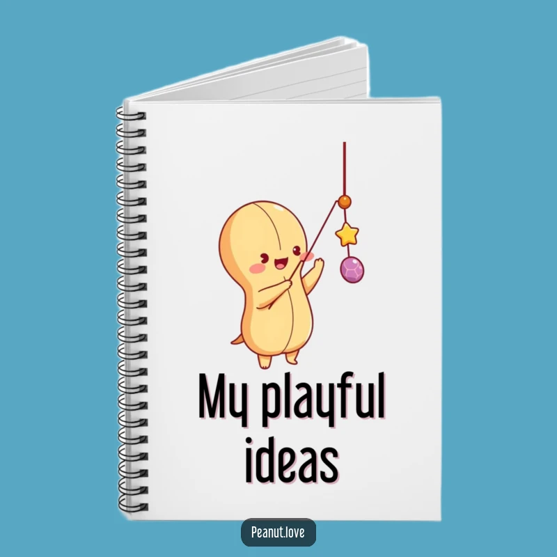 Funny Playful Peanut Notebook: Ideas Chasing Journal, Creative Funny Gift