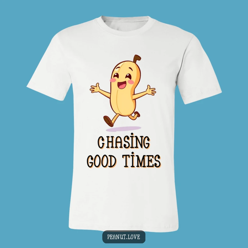 Funny Peanut Chase T-Shirt: Excite Your Style with Nutty Humor