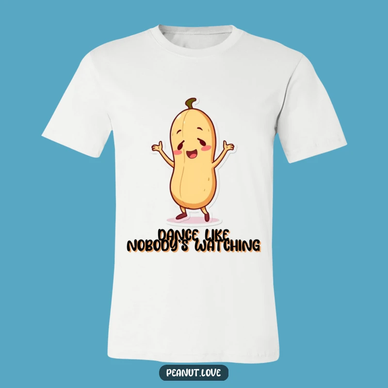 Funny Dancing Peanut T-Shirt - Show Off Your Moves Hilariously