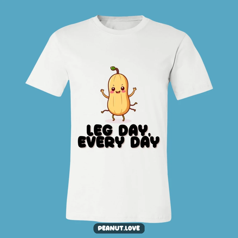 Funny Kawaii Peanut T-Shirt: Silly Dancing Rooted Nut Apparel, Great Funny Gift