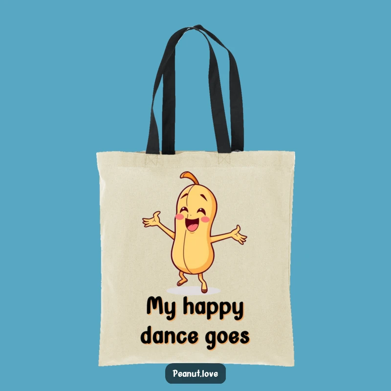 Funny Dancing Peanut Tote Bag - Carry Your Moves in Style