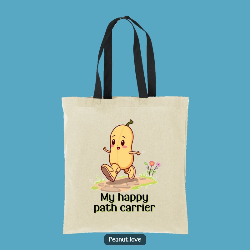 Funny Peanut Boots Tote Bag: Carry Your Joyful Steps with Style
